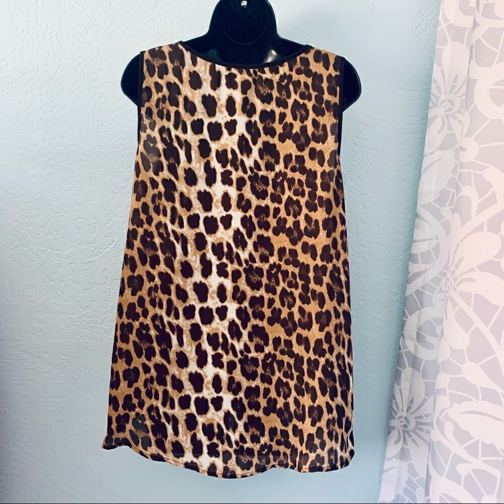 Edge Cheetah Print Tank Top Size Large - Picture 6 of 11
